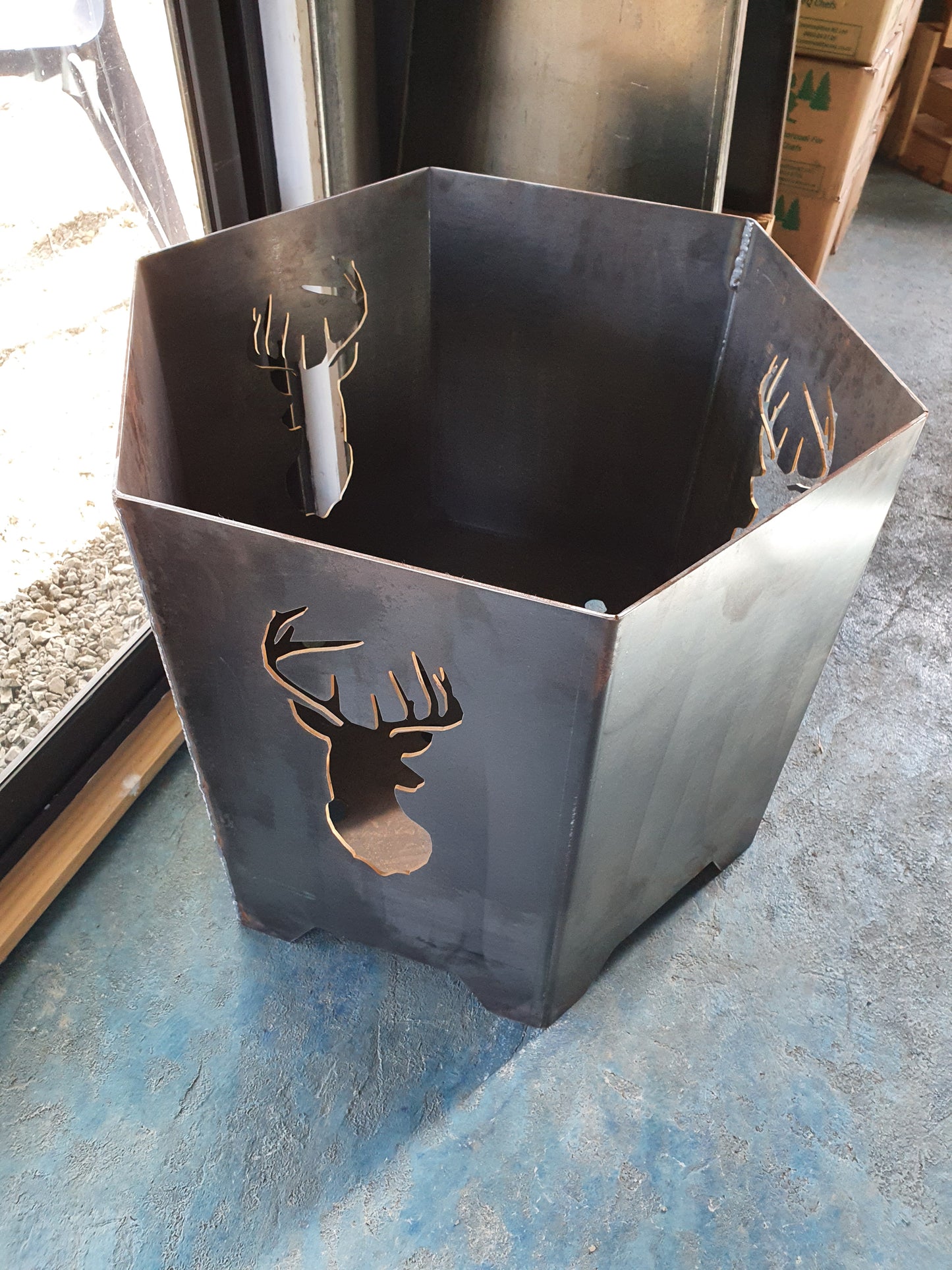 Custom Hexagon Braziers