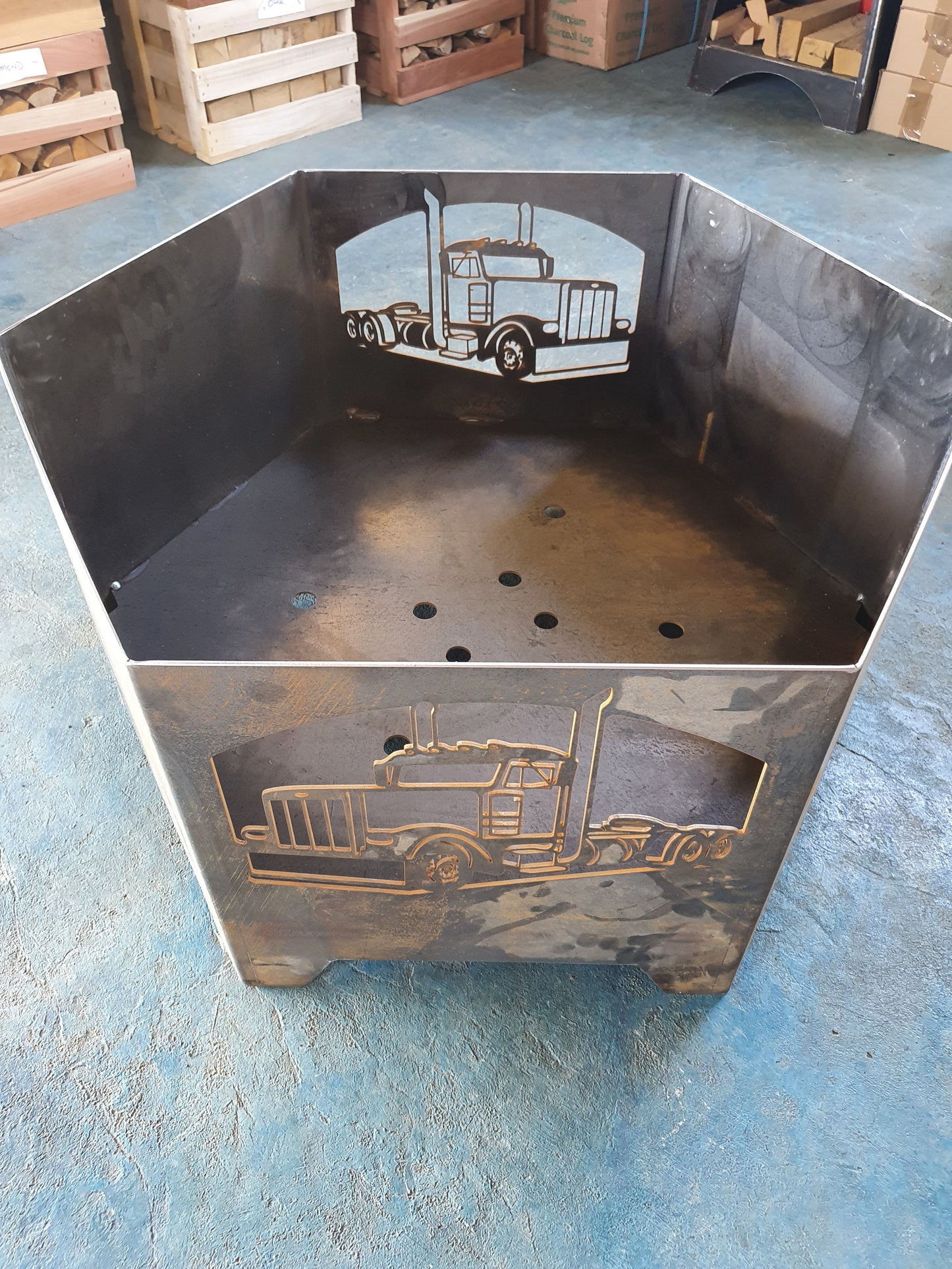 Custom Hexagon Braziers