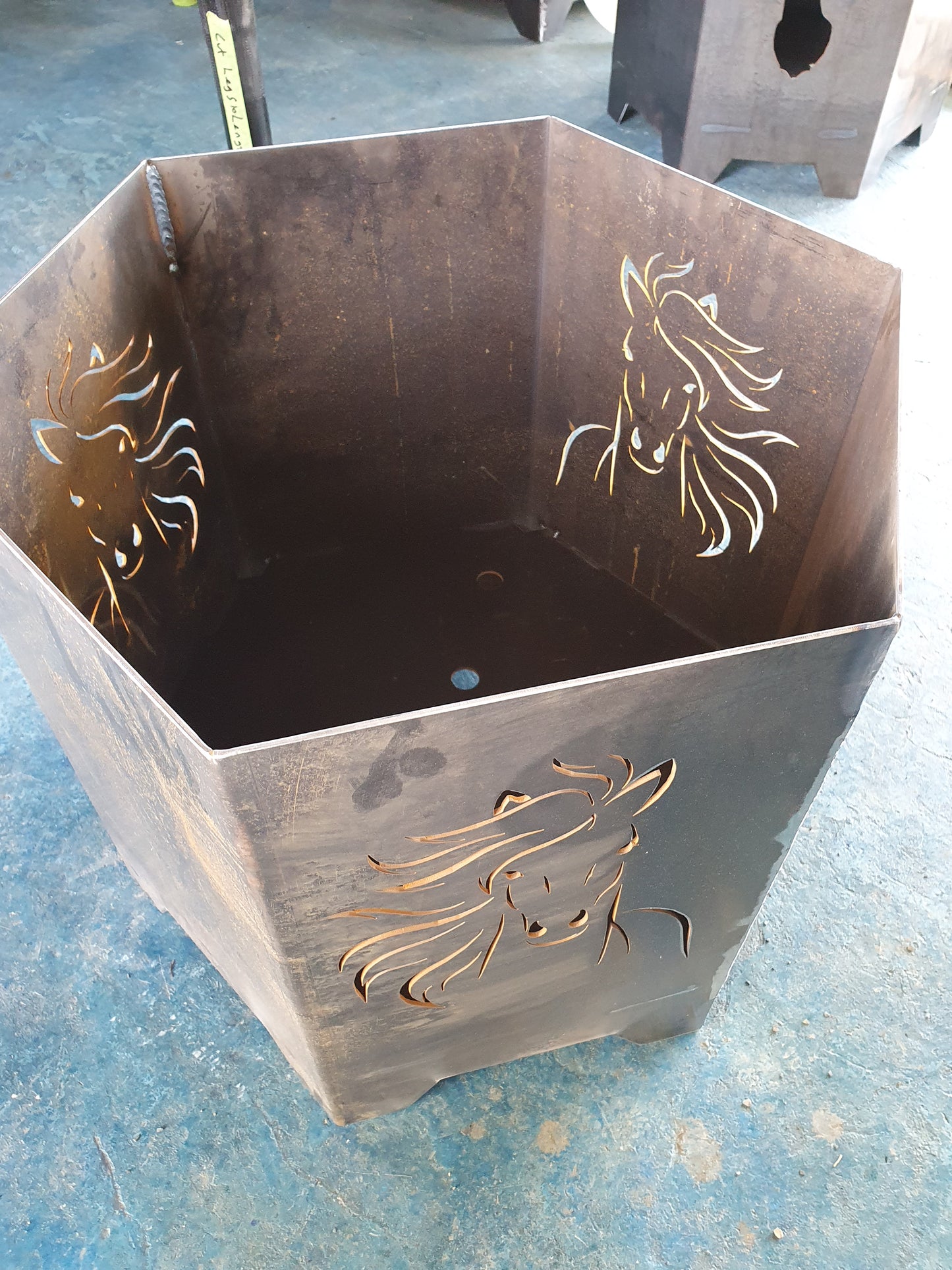 Custom Hexagon Braziers
